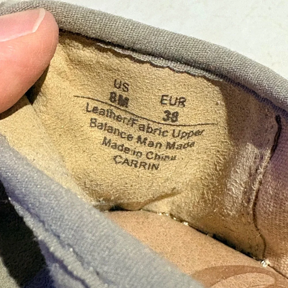 Sam Edelman Carrin Taupe Suede Platform Espadrille Slip On Shoes Womens 8M